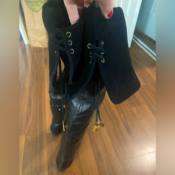 Escasda leather thigh high boots, brand new, size 37 - Picture 3 of 10